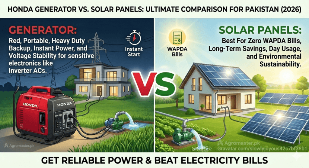 Solar Panels vs Honda Generators