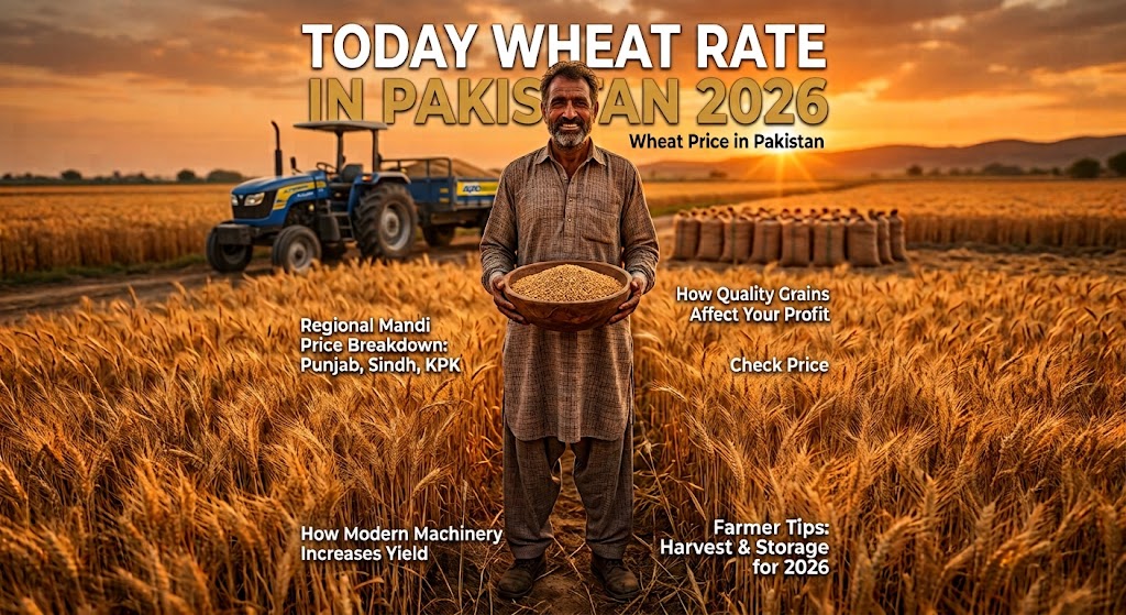Today Wheat Rate in Pakistan 2026& Gandum rate